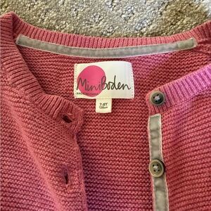 Mini Boden Women's Cardigan in Pink